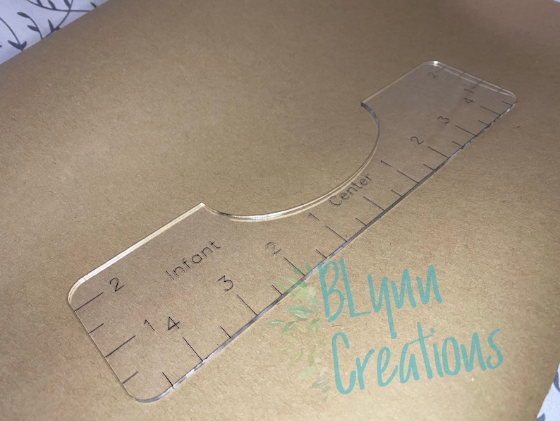 T-Shirt Placement Guide Ruler BUNDLE Acrylic