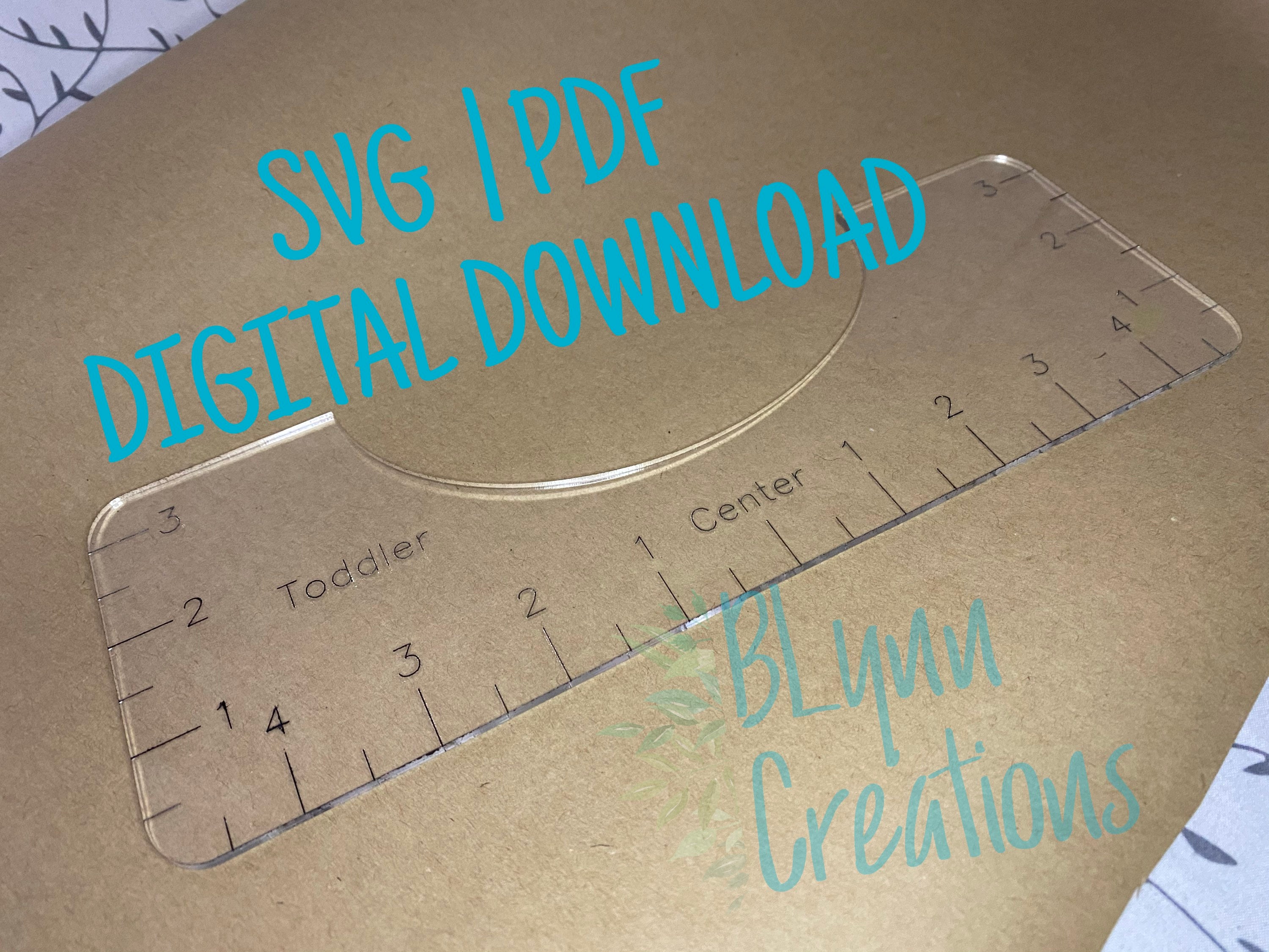 Toddler TShirt Design Placement Tool DIGITAL FILE Etsy