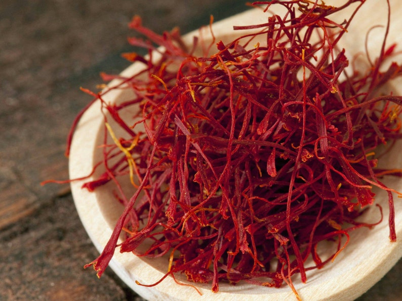 100 Natural Pure Organic Saffron From Kashmir Premium Qulity Etsy