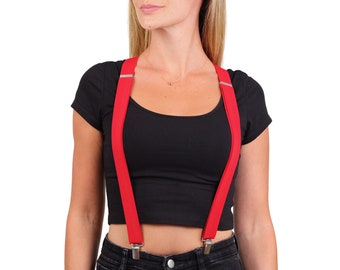 BNWT Girls Boys Womens Mens Ladies Adjustable Braces Suspenders Fancy Unisex 