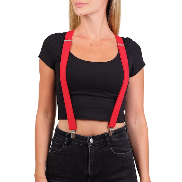 Women's & Girl's Suspenders /  Adjustable from Kids to Adults / Wedding Photoshoot Event Party / Elastic Soft and Comfortable