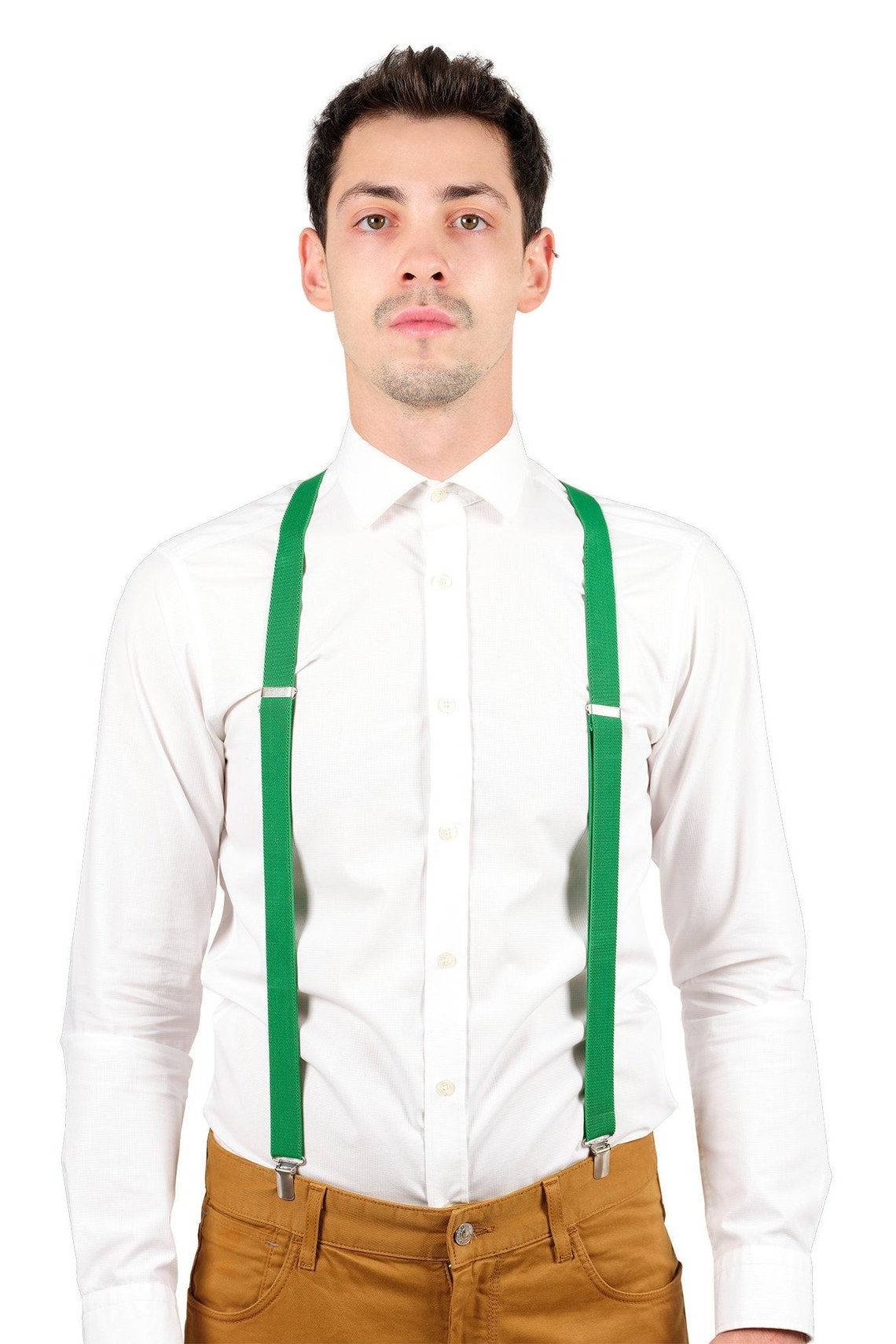 Green Suspenders / Formal Mens & Boys Suspenders / Groom Etsy