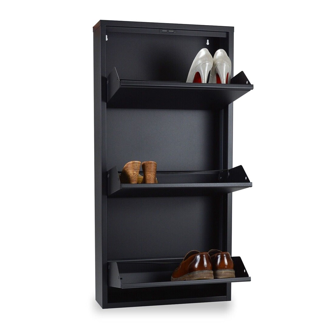 KASER Metal Shoe Storage 20 Wall Mounted 3 Etsy