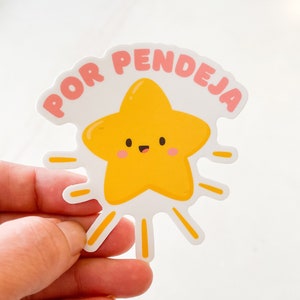 Por Pendeja Latinx Sticker - Hydroflask Sticker - iPhone Sticker