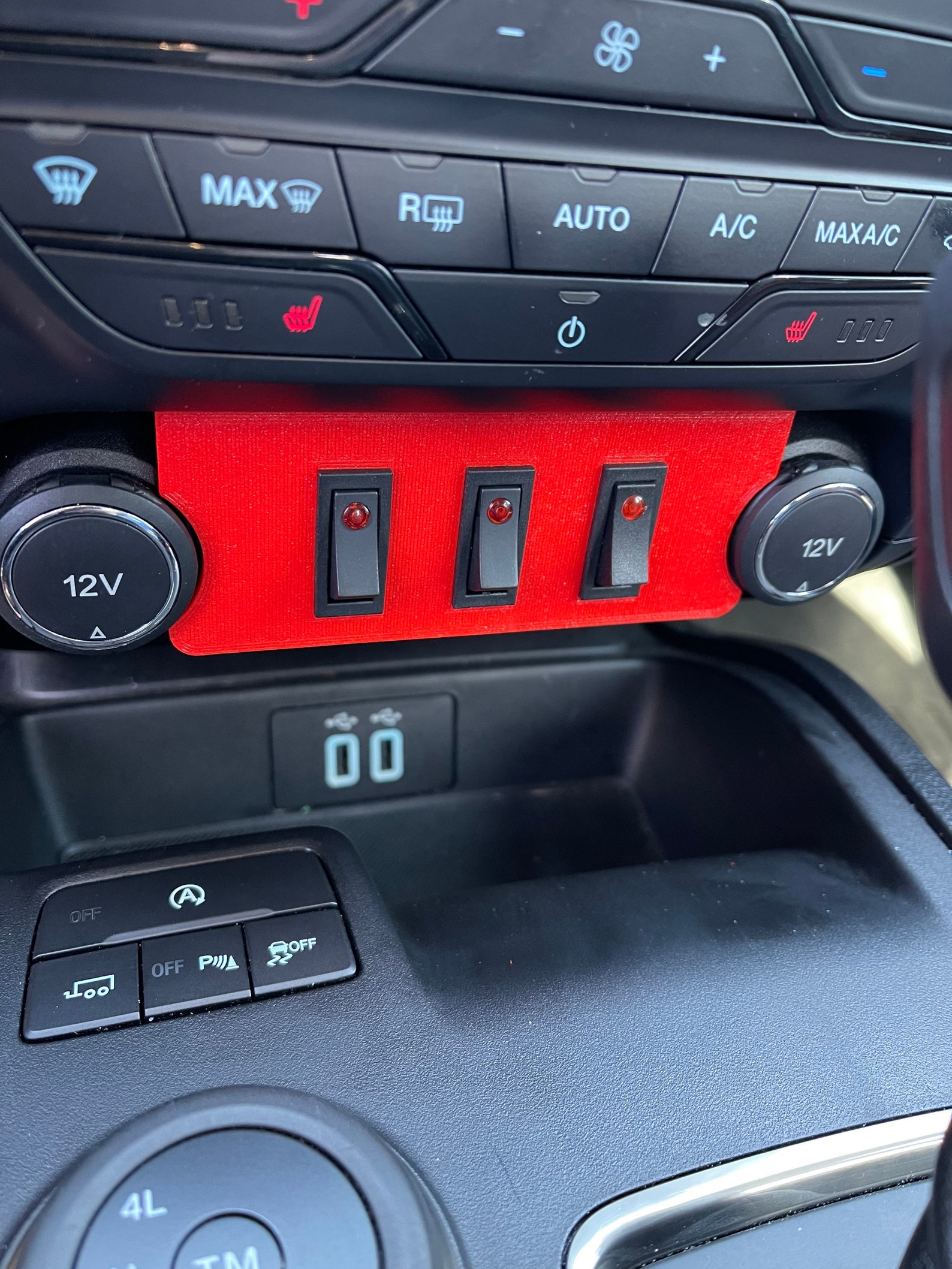 Ford Ranger Toggle/rocker Switch Panel With Toggles. Fits 2019-2023 ...