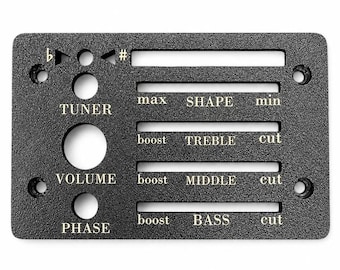 SST Preamp Faceplate (Updated with lettering)!