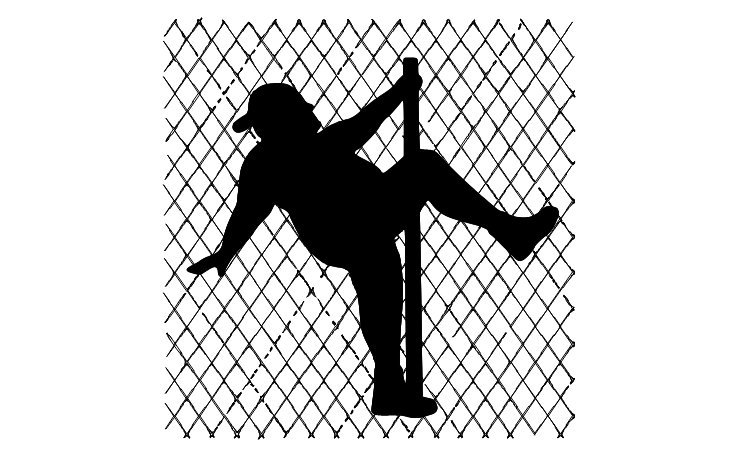 Fat Man Pole Dancing Digital Download SVG