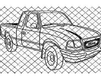 Ford Ranger Digital Descargar SVG