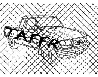 Eso es un Ford Fucking Ranger Digital Descargar SVG