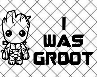 Yo era Groot SVG Descarga Digital
