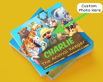 Dierenalfabetboek voor baby gepersonaliseerd | ABC-boek voor kinderen | Eerste verjaardagscadeau voor neef of nichtje | Peuter | Doop geschenk