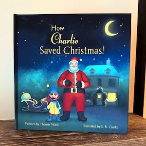 Livre de Noël personnalisé pour enfants | Boîte de réveillon de Noël | Peut être personnalisé avec une photo et un nom