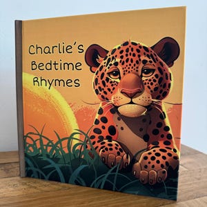 Livre personnalisé pour enfants |  Réserver l'heure du coucher | Comptines pour l'heure du coucher | Cadeau souvenir pour enfants | Peut être personnalisé avec un nom
