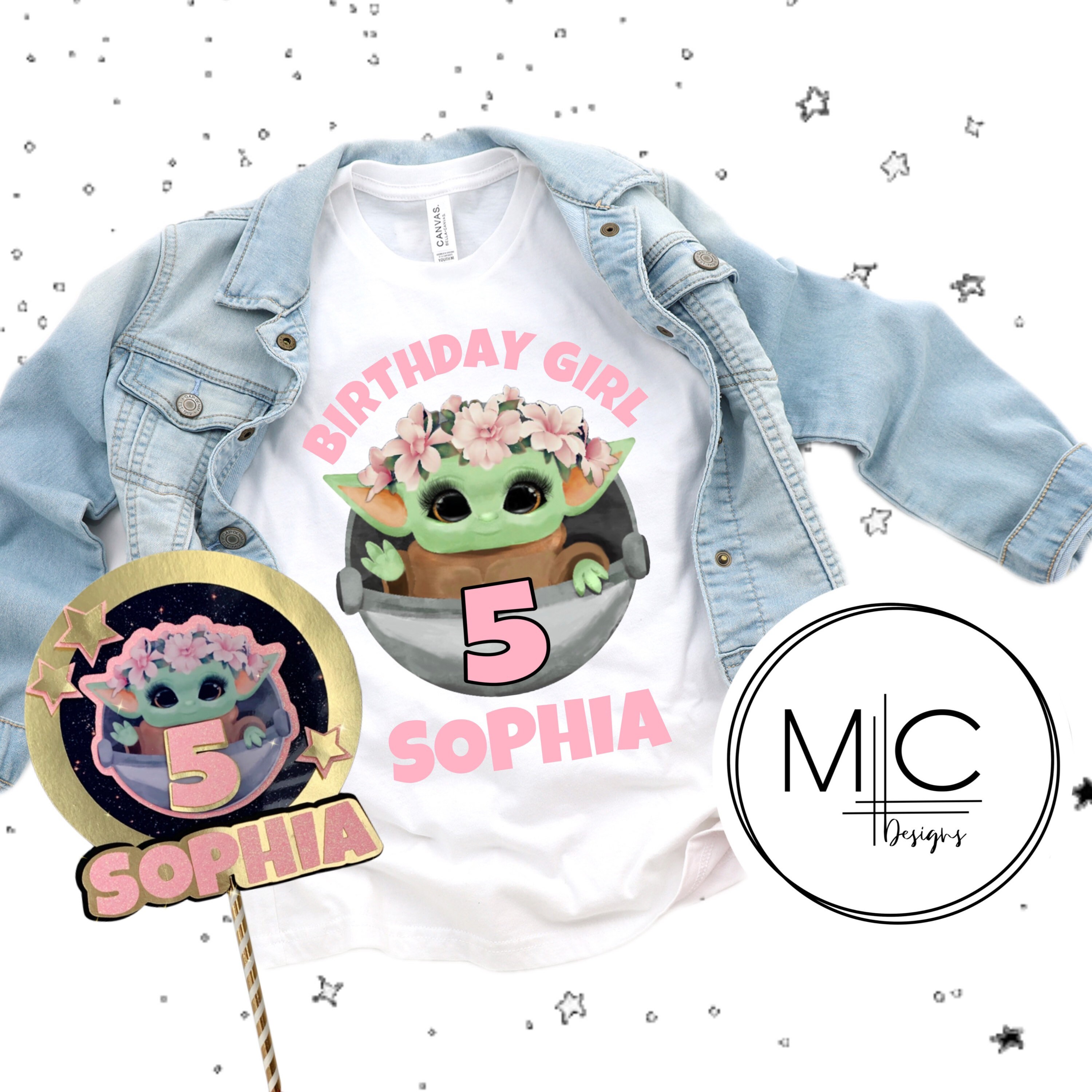 Baby Yoda Cake Topper Birthday Party Cake Topper Baby Yoda Etsy Canada