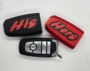His And Hers Key Fob Holder Fits Ford ST Explorer/ST Line/Bronco/RS/Raptor/ In Car Or In Home Key Fob Holder