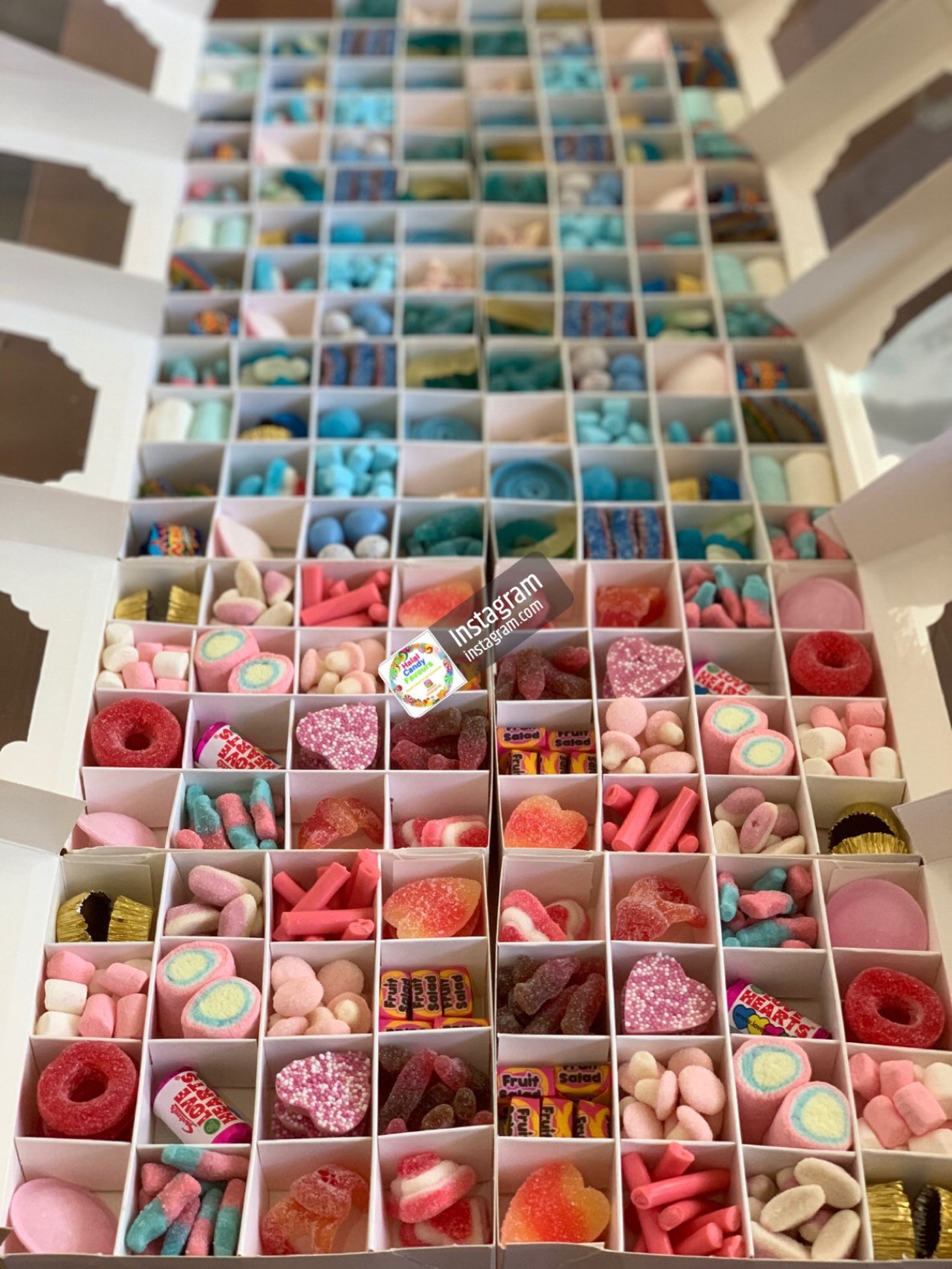 Pick and Mix Sweet Box/Picknmix/ Personalised PinkBlue or Etsy