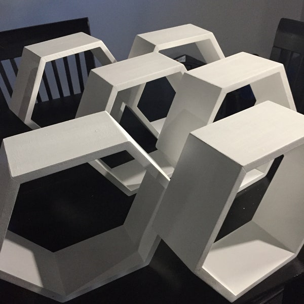 Hexagon Honeycomb Display Shelves