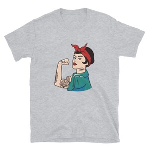 Empowered Women Rosie Riveter Shirt: Girl Power Tee