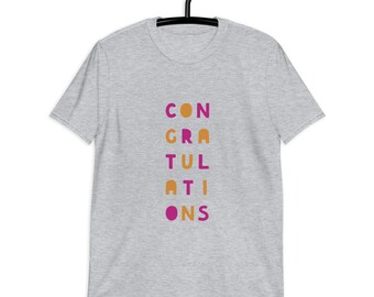Unisex T-shirt met korte mouw