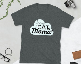 Cat Mama T-Shirt, Gift Idea, Birthday Gift, Gift for Cat Lovers