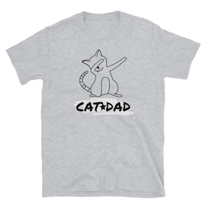 Cat Dad T-Shirt, Gift Idea, Gift fot Cat Lovers, Animal Print