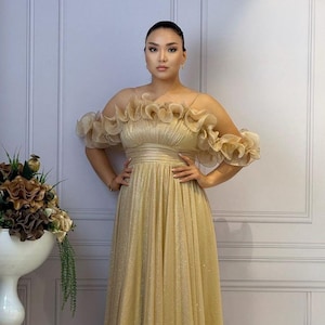gold mob dress Metallic Gold Sculpted Mini Dress 0 / Gold Multi main image 1