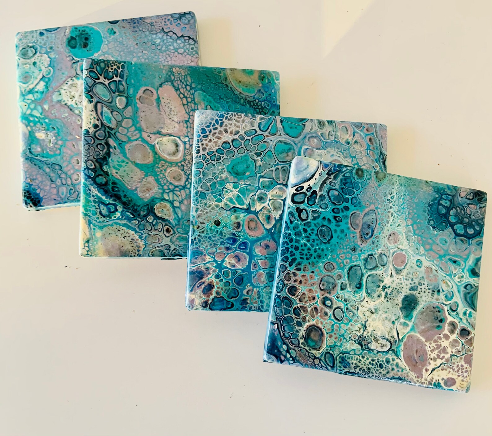 Acrylic coaster set Clearance