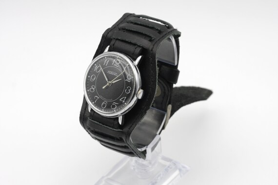 Raketa 2609 HA. Watch Black Dial Vintage Mechanical W… - Gem