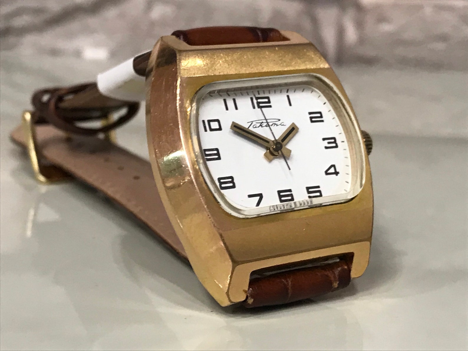 RAKETA TV 2609.HA AU10 Vintage Mechanical Wristwatch Gold | Etsy