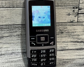 Vintage Samsung C130 Red GSM Mobile Phone, Tested Working Collector Item