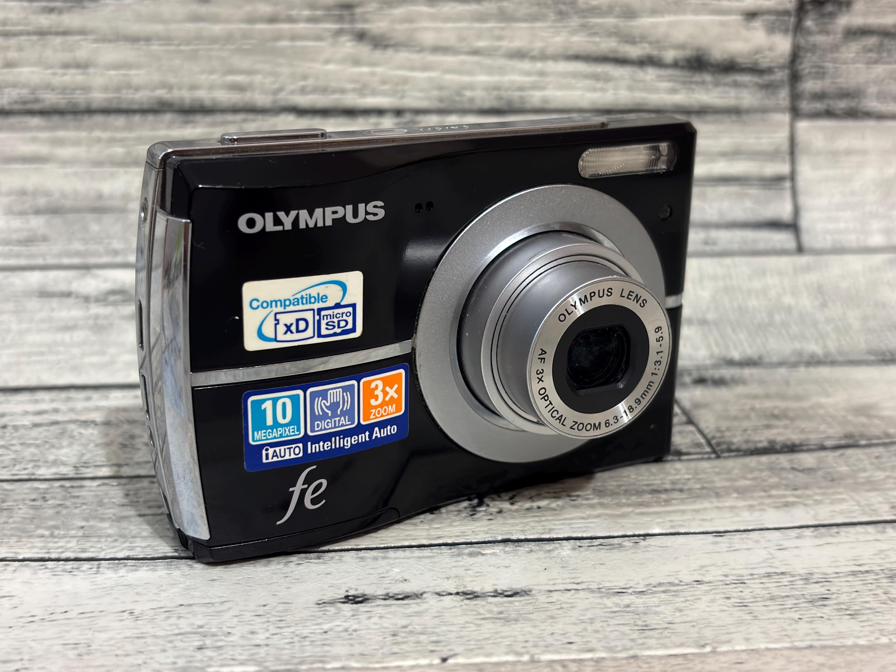 Olympus FE-45 Vintage Digital Camera: 10MP Retro Point and Shoot