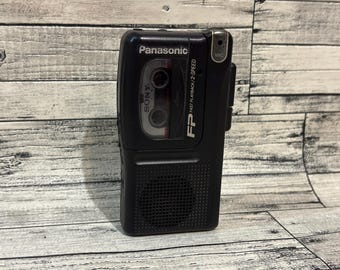 Grabadora de microcasetes Panasonic RN-202 vintage, probada y en funcionamiento.