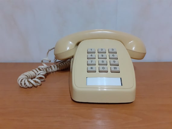 1985年製ヴィンテージ押しボタン式電話 - オーストラリアの固定電話