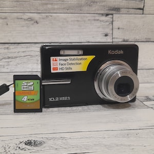 Kodak EasyShare M1073 IS, 10.2MP Digital Camera, 3x Zoom, HD Stills, Image Stabilization, Vintage Kodak, Retro Camera, Tested