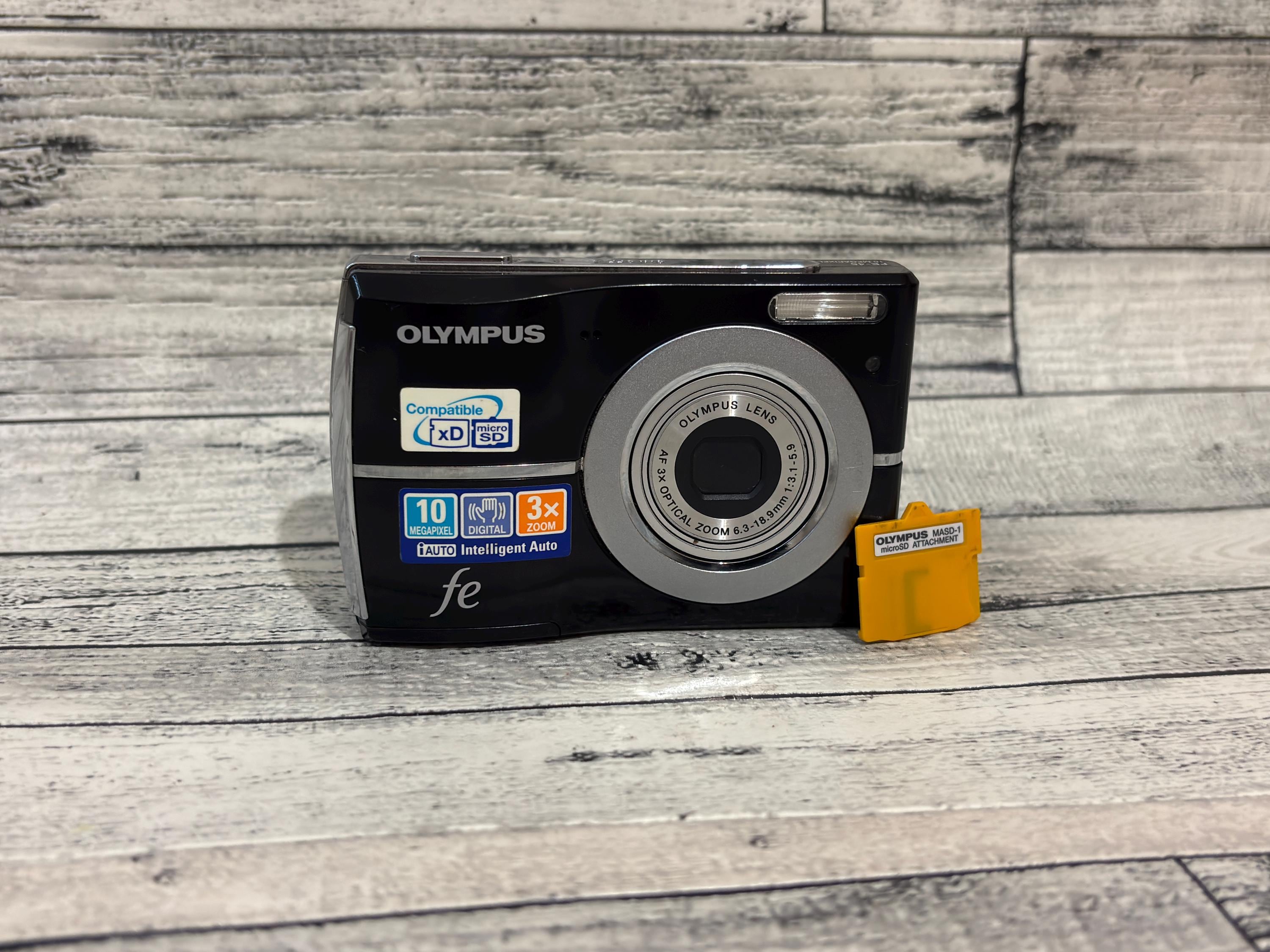 Olympus FE-45 Vintage Digital Camera: 10MP Retro Point and Shoot