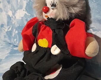 アンティーク磁器ピエロ人形：アンティークハーレクイン - Etsy 日本