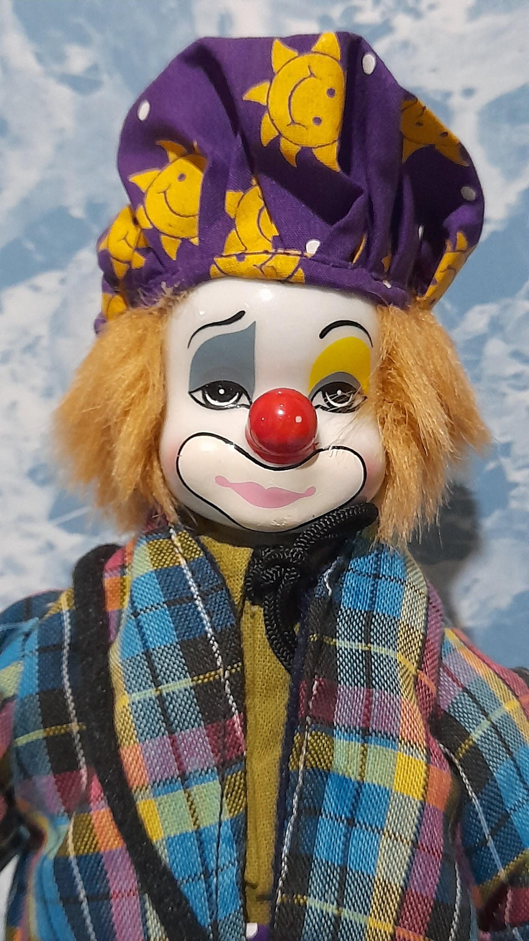 アンティーク磁器ピエロ人形：希少なハーレクイン装飾 - Etsy 日本