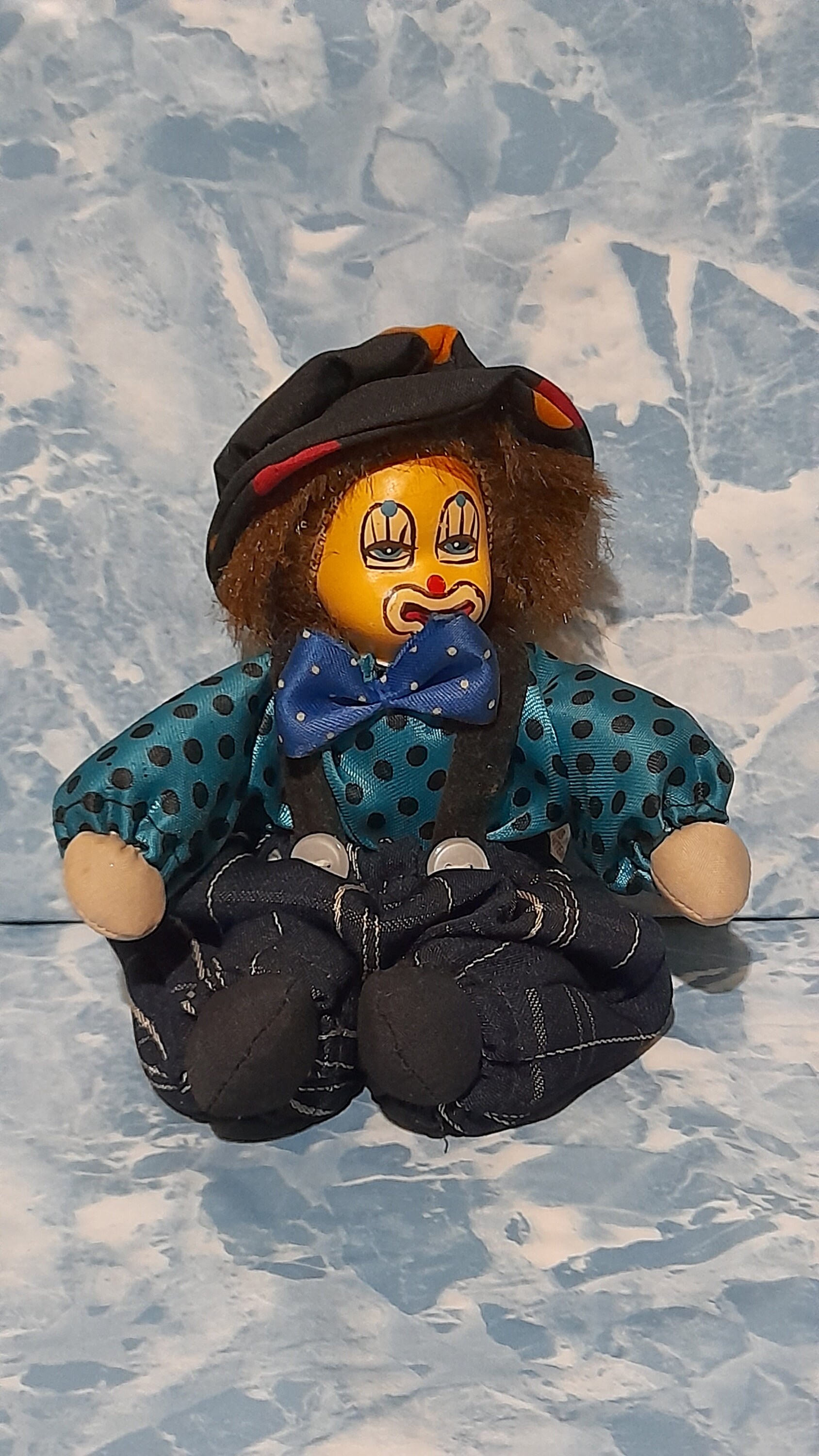 アンティーク磁器ピエロ人形：アンティークハーレクイン - Etsy 日本