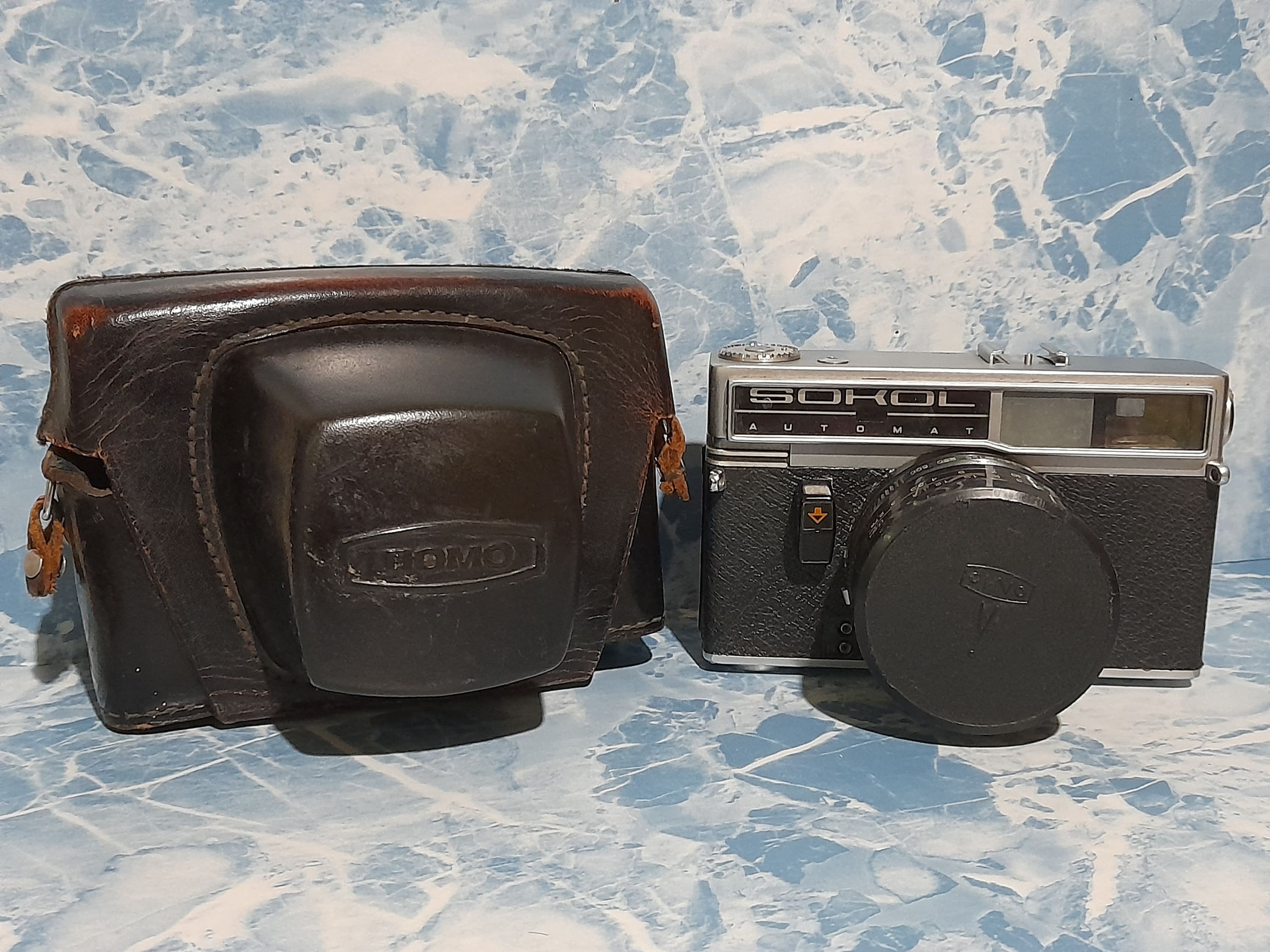 Sokol Automat Film Camera, Soviet Rangefinder, Industar-70