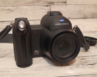 Vintage Konica Minolta Dimage Z3: 12x Zoom 4MP Digital Camera - Etsy