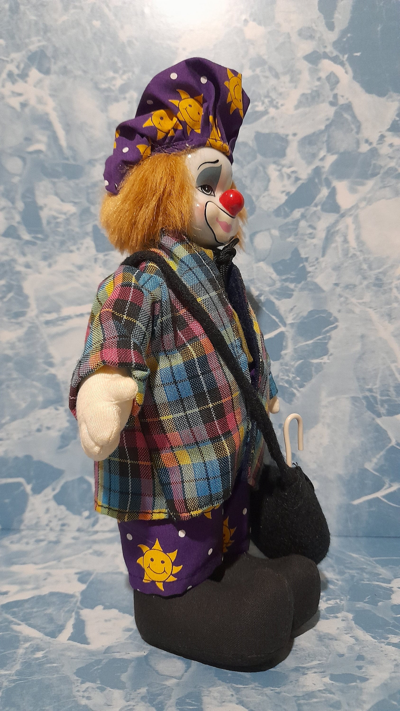 アンティーク磁器ピエロ人形：希少なハーレクイン装飾 - Etsy 日本