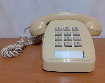1985年製ヴィンテージ押しボタン式電話 - オーストラリアの固定電話