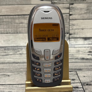 Siemens A57 Handy, Vintage Handy, klassisches Handy mit Tastenfeld, funktionsfähig, Retro 2000er Jahre Sammlermobil