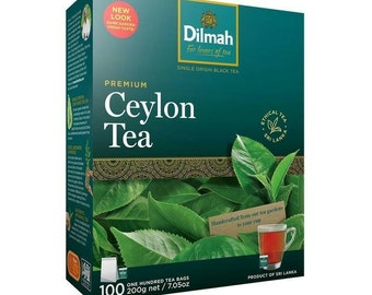 Dilmah Premium Ceylon Black Tea (50 / 100 Tea Bags)