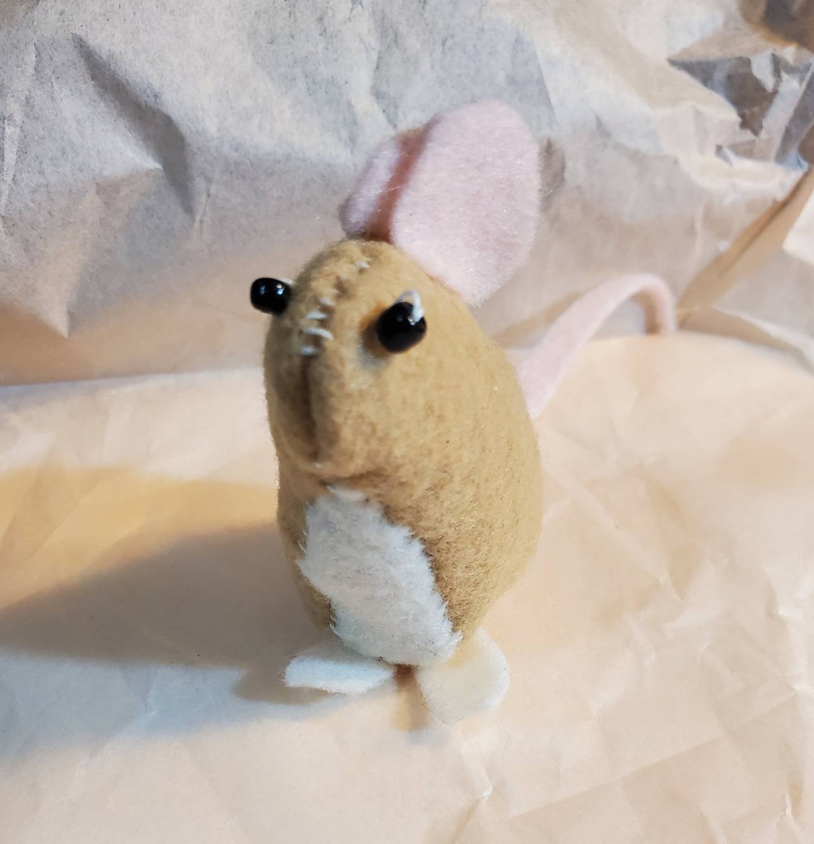 Catnip Crinkle Mouse Toy Etsy