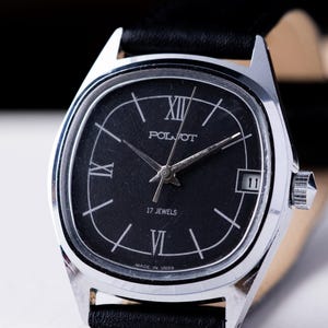 RARE Wristwatches watch POLJOT - gift for him her - vintage men&#39;s women&#39;s watch with calendar, mechanical wrist watch - accessories watches