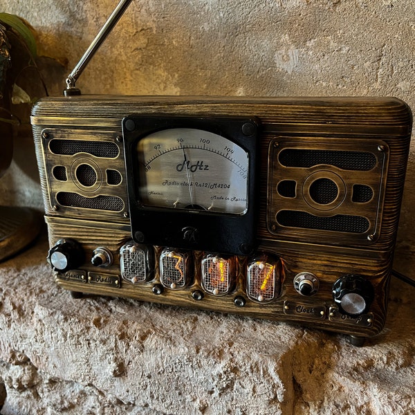 Nixie Tube Clock Radio Etsy