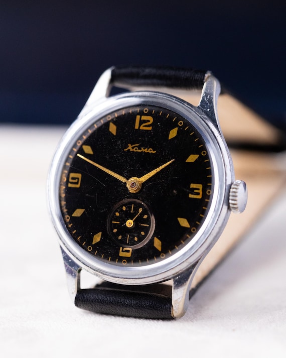 Vintage Retro Herrenuhr KAMA Seltene alte Uhren Antike