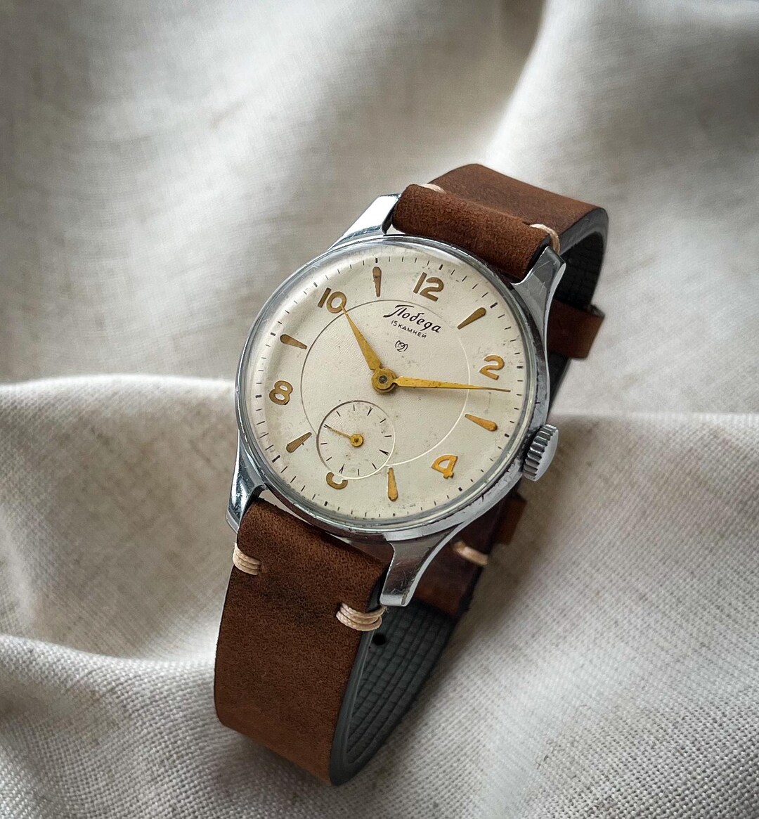 OROLOGIO SOVIET VOSTOK KOMANDIRSKIE URSS Vintage Meccanico Orologio Da - Foto 3