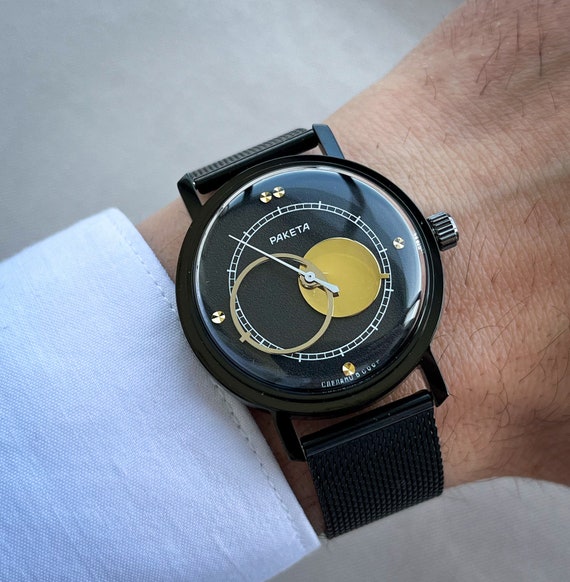 Montre Homme Mécanique Raketa Copernicus Vintage URSS - Années 1980 - Rénovée Comme Neuve
